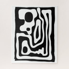 Blendgriff: Abstrakt Schwarz/Weiß