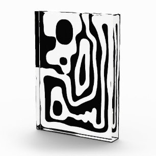 Blendgriff: Abstrakt Schwarz/Weiß Fotoblock
