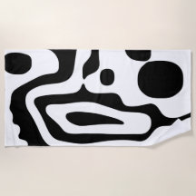 Blendgriff: Abstrakt Schwarz/Weiß