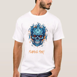 Blendsaumdruck T-Shirt