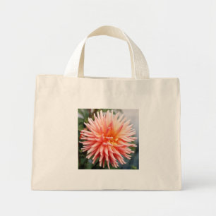 Blendungs-Dahlie-Blume Mini Stoffbeutel