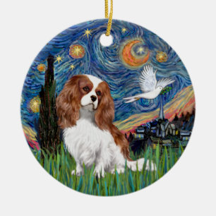 Blenheim Cavalier King Charles Spaniel Ornament