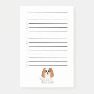 Blenheim Cavalier King Charles Spaniel Post-it Klebezettel