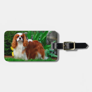 Blenheim Cavalier King Charles Spaniel Puppy Dog Gepäckanhänger