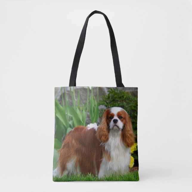 Blenheim Cavalier King Charles Spaniel Welpe Hund Tasche (Vorderseite)