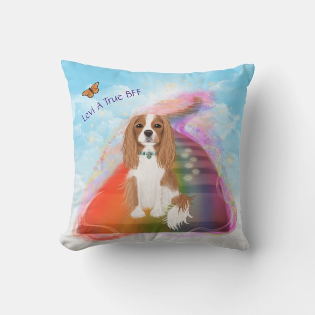Blenheim Cavalier Pet Loss Geschenke  Kissen (Vorderseite)