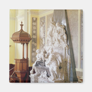 Blenheim Palast, die Kapelle, c.1705 Magnet