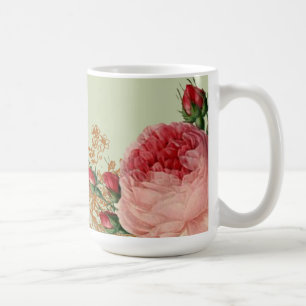 Blenheim Rose - Elegantes Sage Green - Alt Design Kaffeetasse