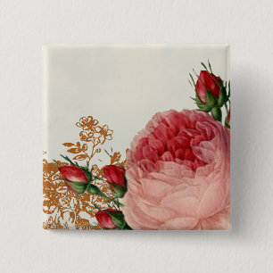 Blenheim Rose - Sommerhimmel - Button