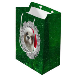 Blenheim Santa Cavalier Spaniel Gift Bag Mittlere Geschenktüte