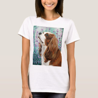 Blenheim unbekümmerter Königcharles Spaniel T-Shirt