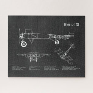 Bleriot XI - Flugzeugkonzeption Zeichnend Pläne PD