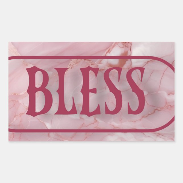 Bless Classic Round Stickers (Devant)