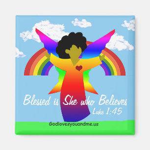Bless ist sie, die Engelsmagneten glaubt Magnet