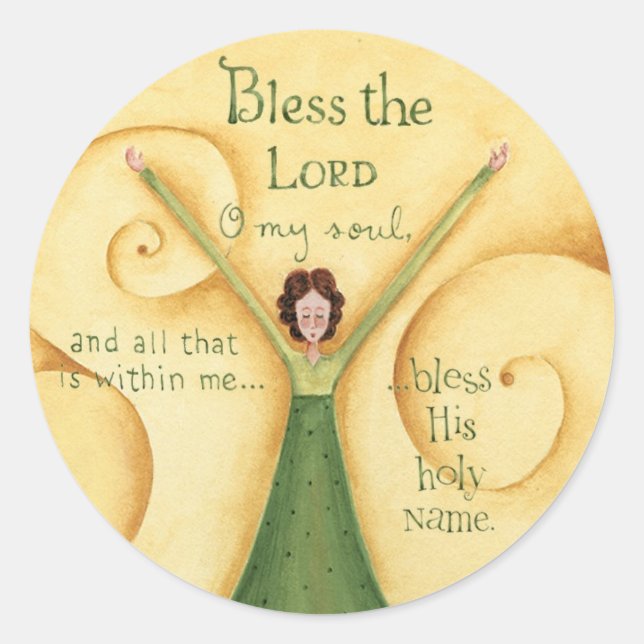 Bless the Lord - Stickers (Vorderseite)