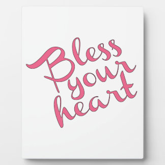 Bless Your Heart Fotoplatte