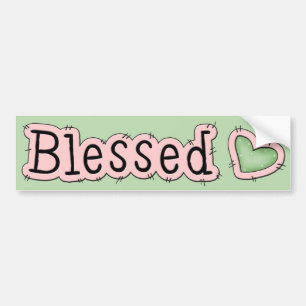 Blessé Christian Bumper Sticker