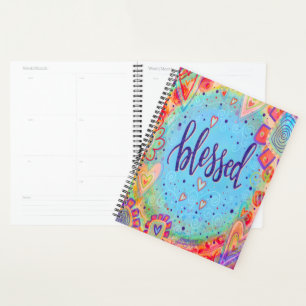 Blessé Joli Floral Bleu Inspirationnel tendance