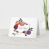 Blessé Roses Beltane Carte de voeux pliée