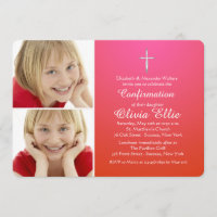 Blessé Sacrement Invitation De Photo Religieuse