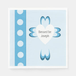 Blessed Baptism Paper Napkin Serviette