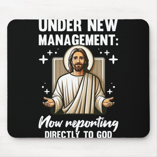 Blessed Baptism Religious Christian Under New Mana Mousepad (Vorne)