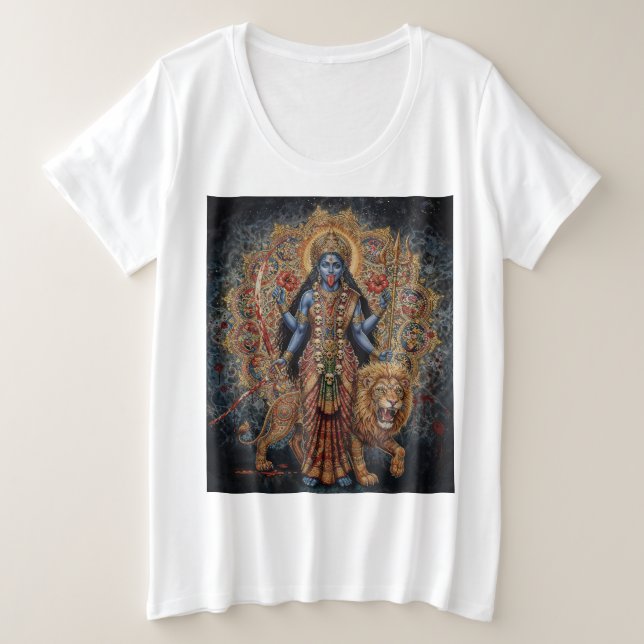 Blessed by Kali Große Größe T-Shirt (Design vorne)