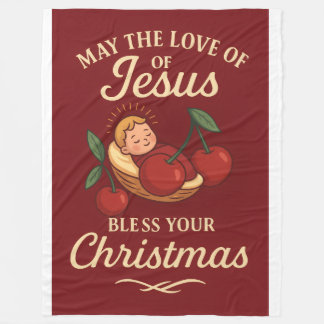 Blessed Christmas by Sweet Cherry Fleecedecke