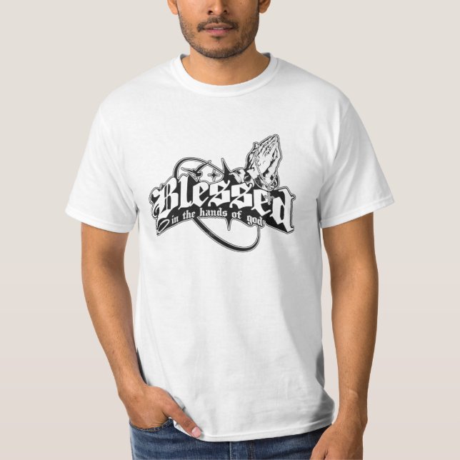 Blessed In the Hands of God T-Shirt (Devant)