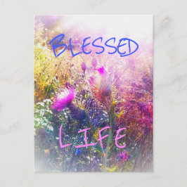 BLESSED LIFE POSTCARD POSTKARTE