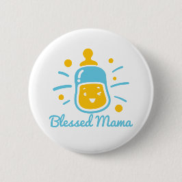 Blessed Mama Button