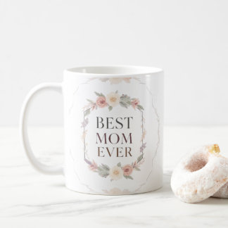 Blessed Mama Ever, Mug | Floral Script Mother Mug Kaffeetasse