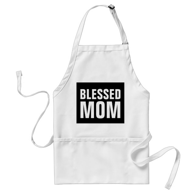 BLESSED MAMA Küche Schürze (Vorne)