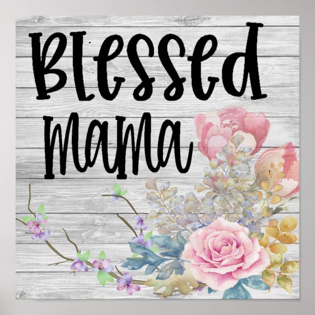 Blessed Mama Poster (Vorne)