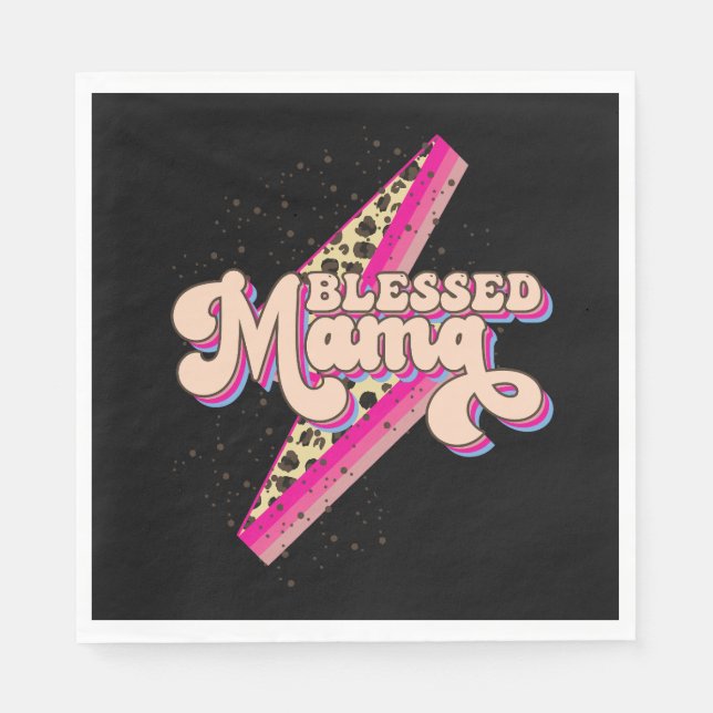 Blessed Mama Serviette (Vorderseite)