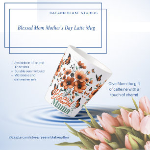 Blessed Maman Fête de la mère Latte Mug