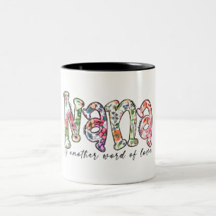 Blessed Nanna Mug à café à deux tons