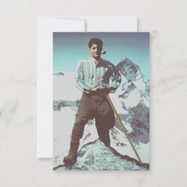 Blessed Pier Giorgio Frassati Dankeskarte (Vorderseite)