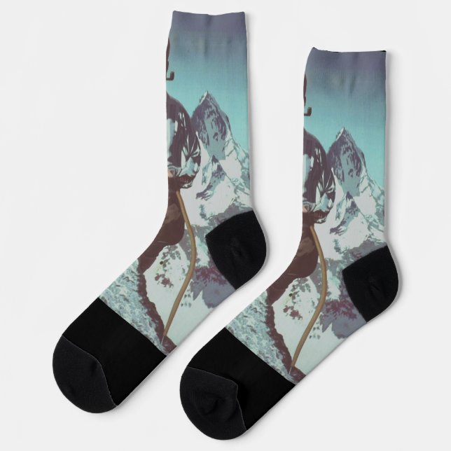 Blessed Pier Giorgio Frassati Socken (Linkes Detail)