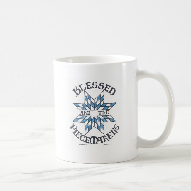 Blessed sind das Piecemakers Kaffeetasse (Rechts)