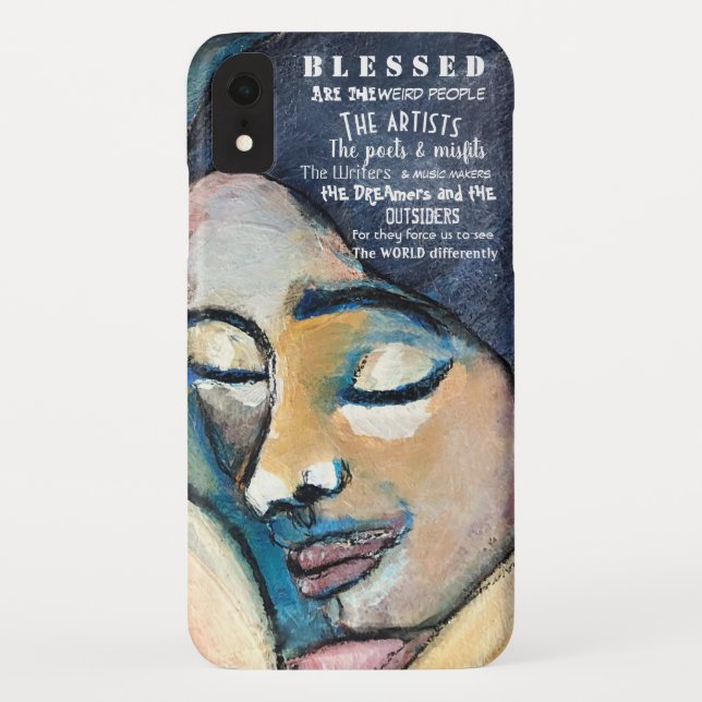 Blessed sind der Künstler… Case-Mate iPhone Hülle (Rückseite)