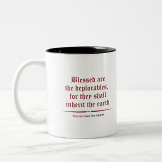 Blessed sind die deplorables Tasse 2 im Rot