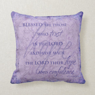 Blessed sind die, die auf den Lord Pillow Kissen