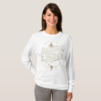 Blessed sind die flexible lange Hülse T-Shirt