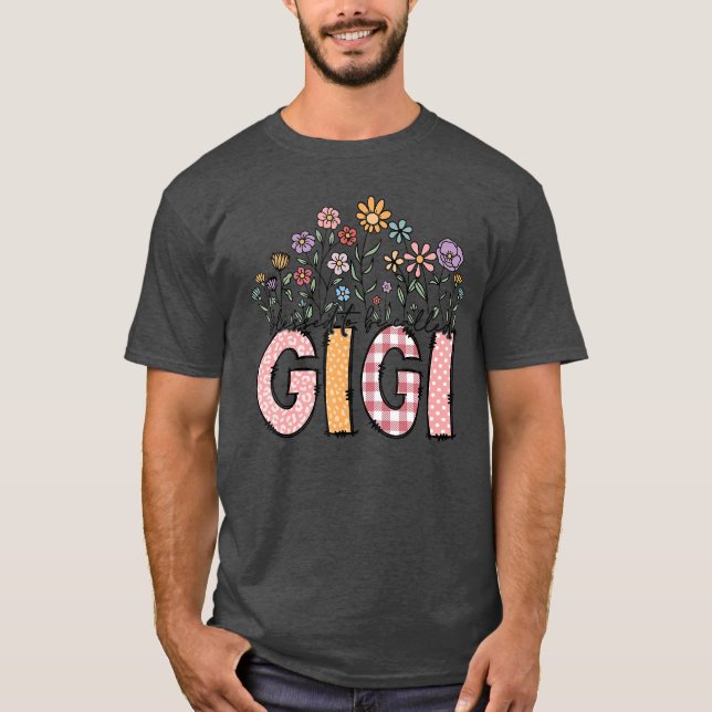 Blessed to Be Called Gigi Floral Mothers Day frien T-Shirt (Vorderseite)