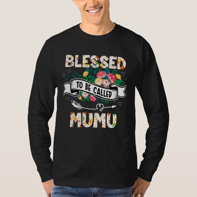 Blessed To Be Called MuMu  Grandma Mother s Day Pa T-Shirt (Vorderseite)