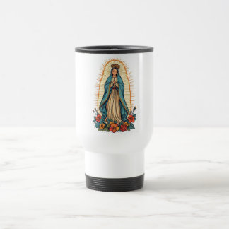 Blessed Virgin of Guadalupe Travel Mug Reisebecher