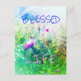BLESSEED LIFE VERDE POSTCARD POSTKARTE
