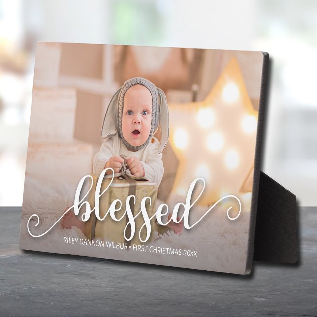 BLESSESEED Christmas Holiday Foto Easel Frameless Fotoplatte (Von Creator hochgeladen)