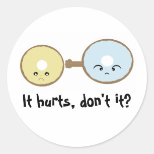 Blessure les stickers Donut Version 2
